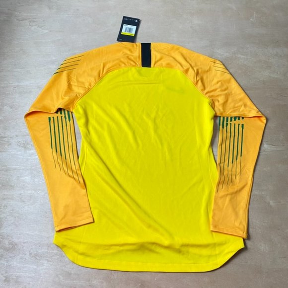 Nike Guardian II Goalkeeper LS Jersey Women's Size S Tour Yellow AR9769-719 - Picture 2 of 3
